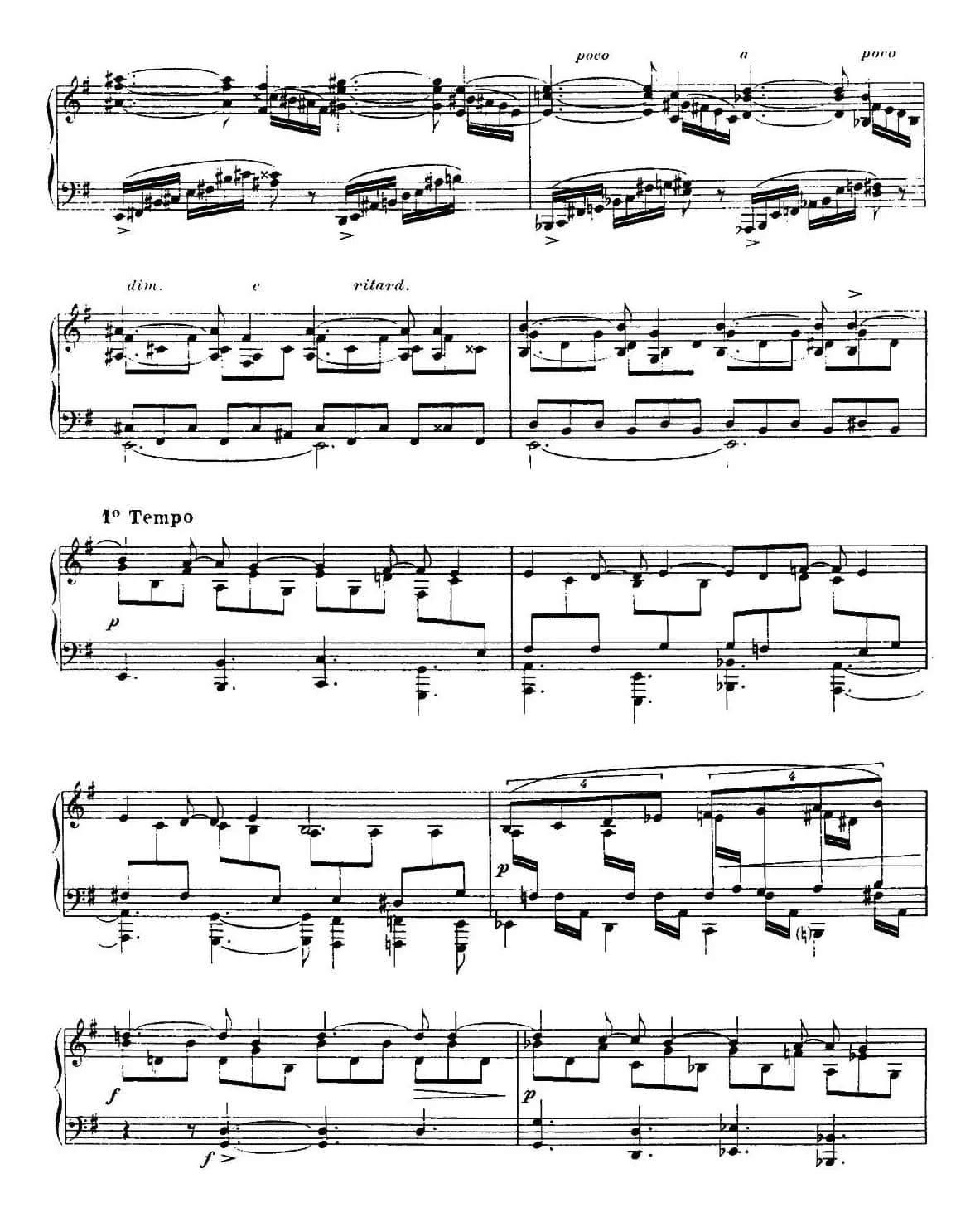 13 Nocturnes, Nocturne No. 12 in E minor （Op.107）