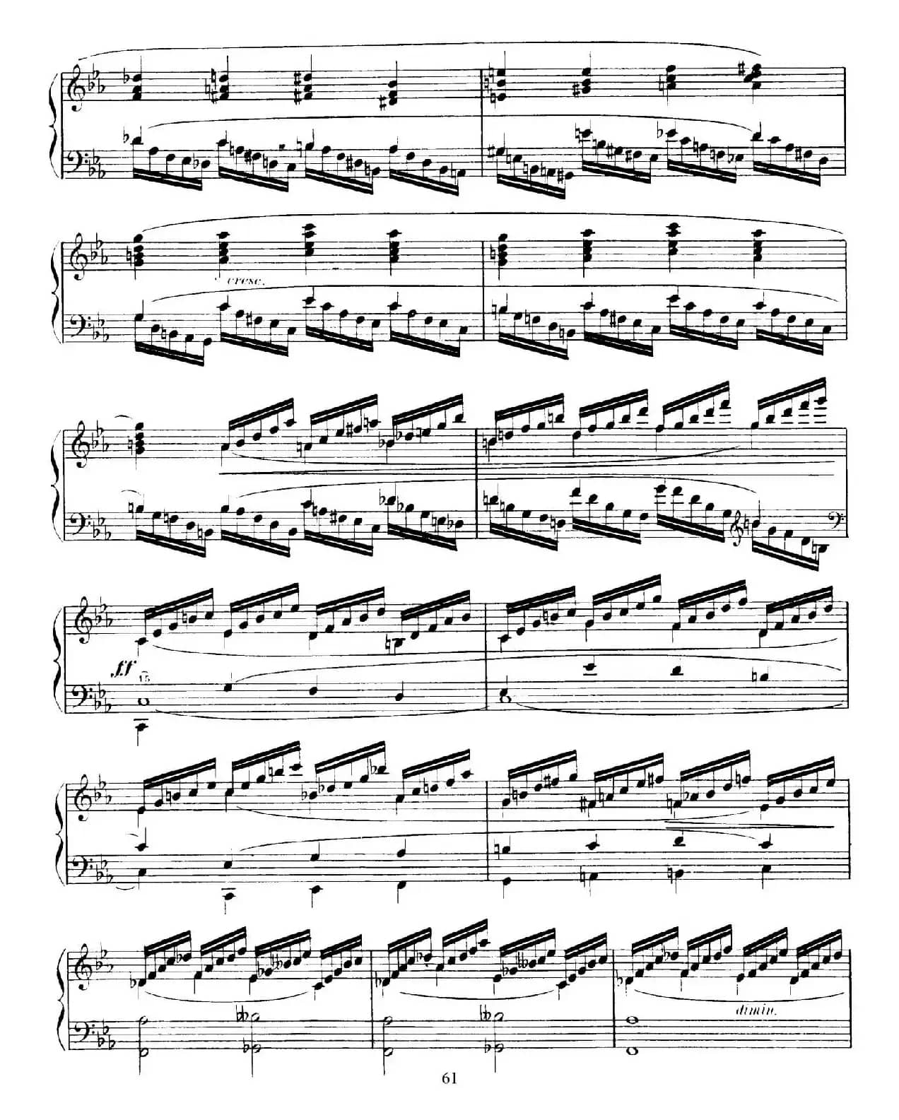 15 Etudes de Vortuosite Op.72（15首辉煌练习曲·14）