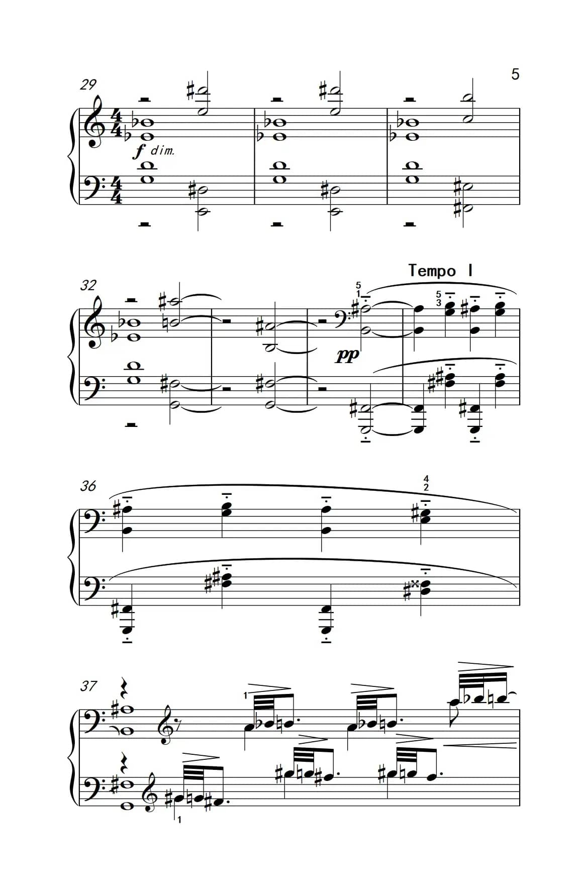 小二度与大七度（巴托克 小宇宙 钢琴教程 6）