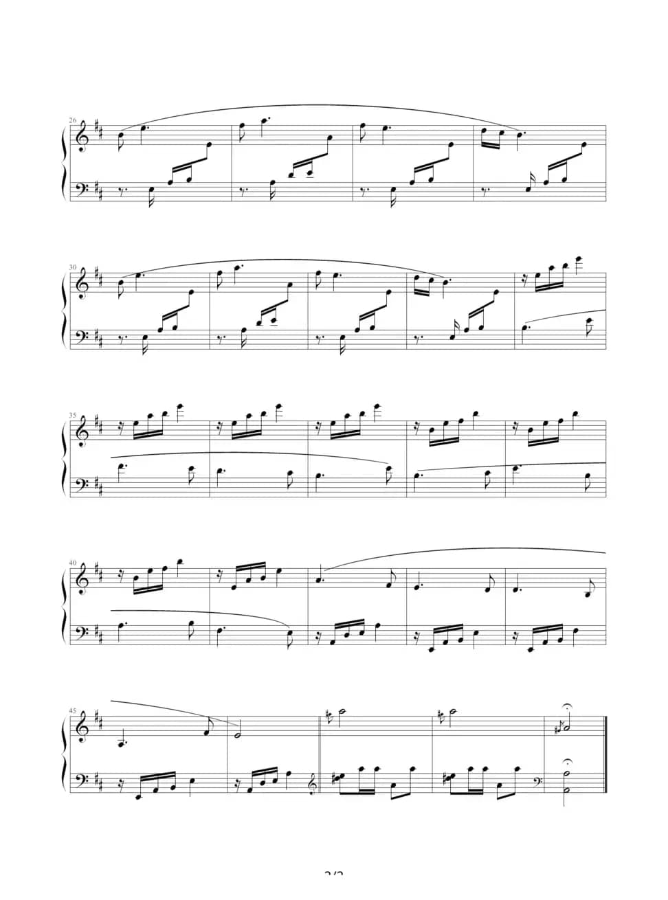 红头绳（歌剧《白毛女》选曲）（储望华编配版）