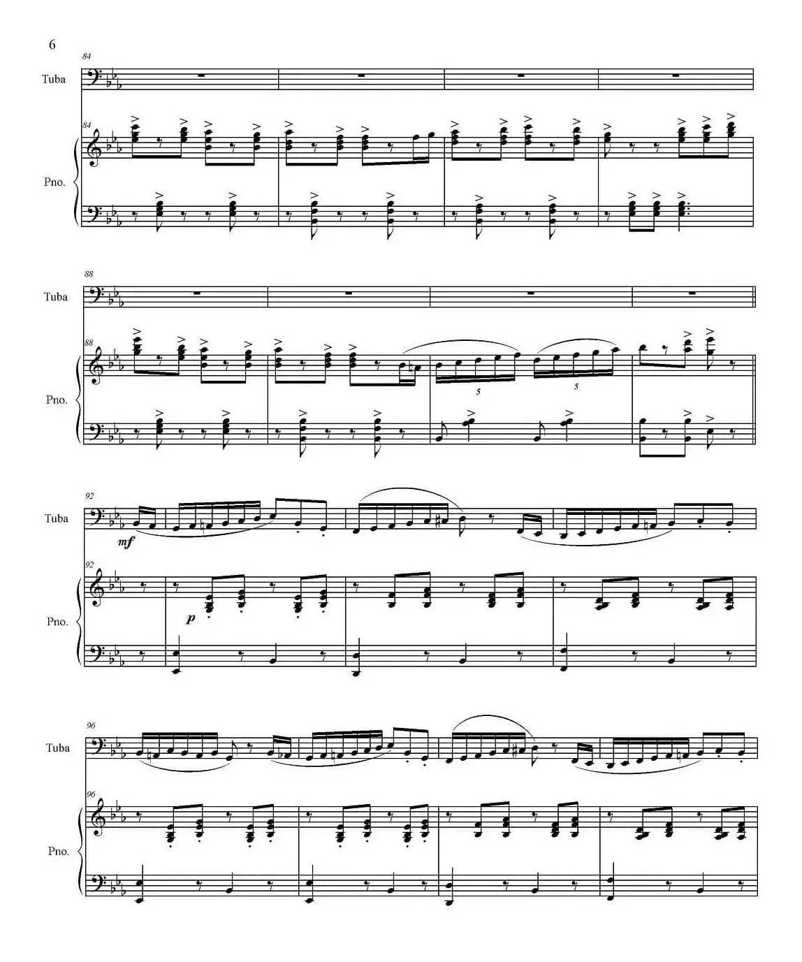 威尼斯狂欢节（大号+钢琴伴奏）