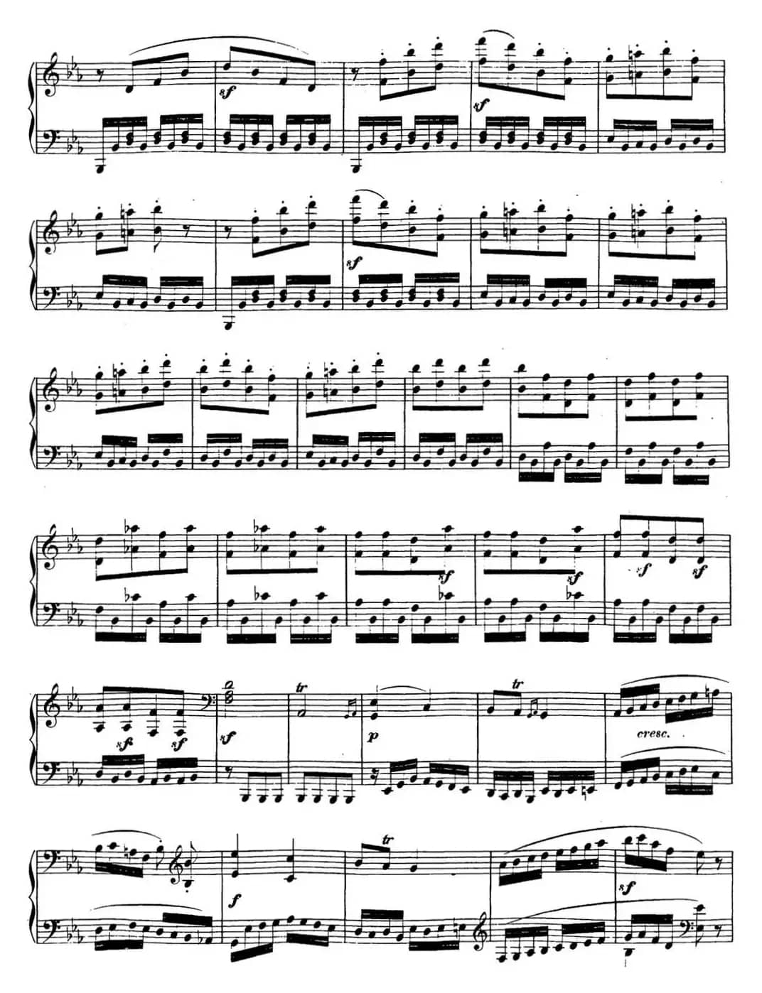 贝多芬钢琴奏鸣曲13 幻想奏鸣曲 降E大调 Op.27 No.1 E-flat major