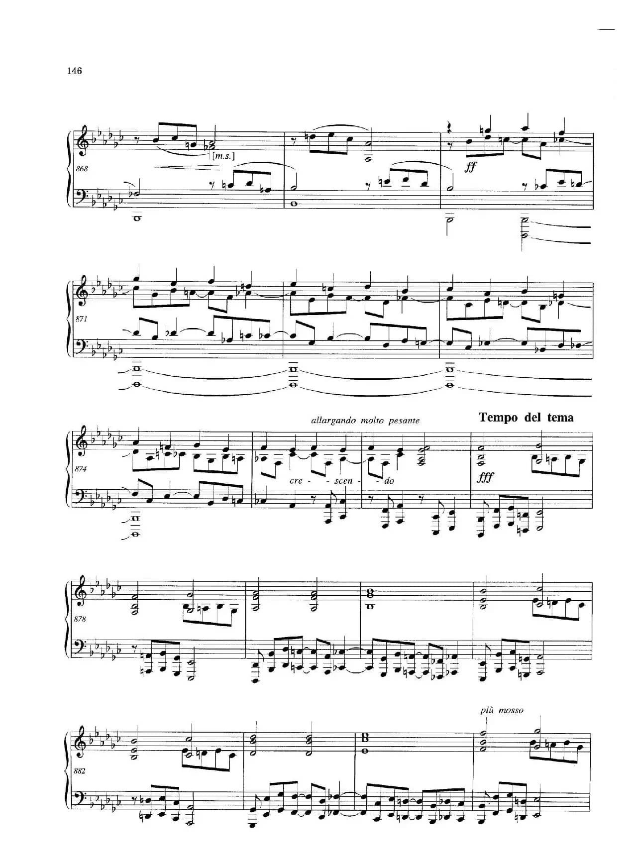 Variations and Fuge in e-flat Minor Op.23（降e小调主题变奏与赋格）