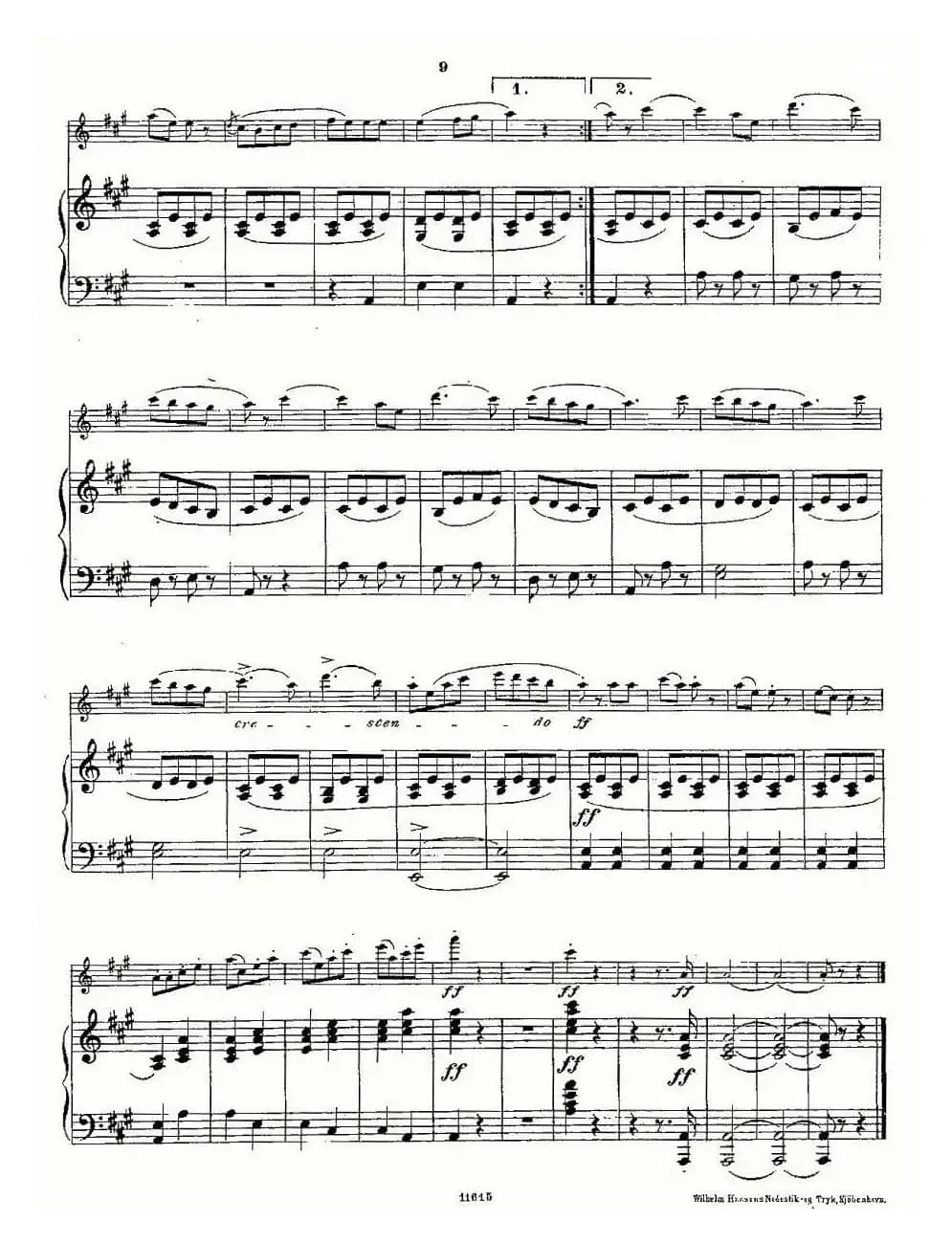 Opern-Transcriptionen.Op.45-5（长笛+钢琴伴奏）