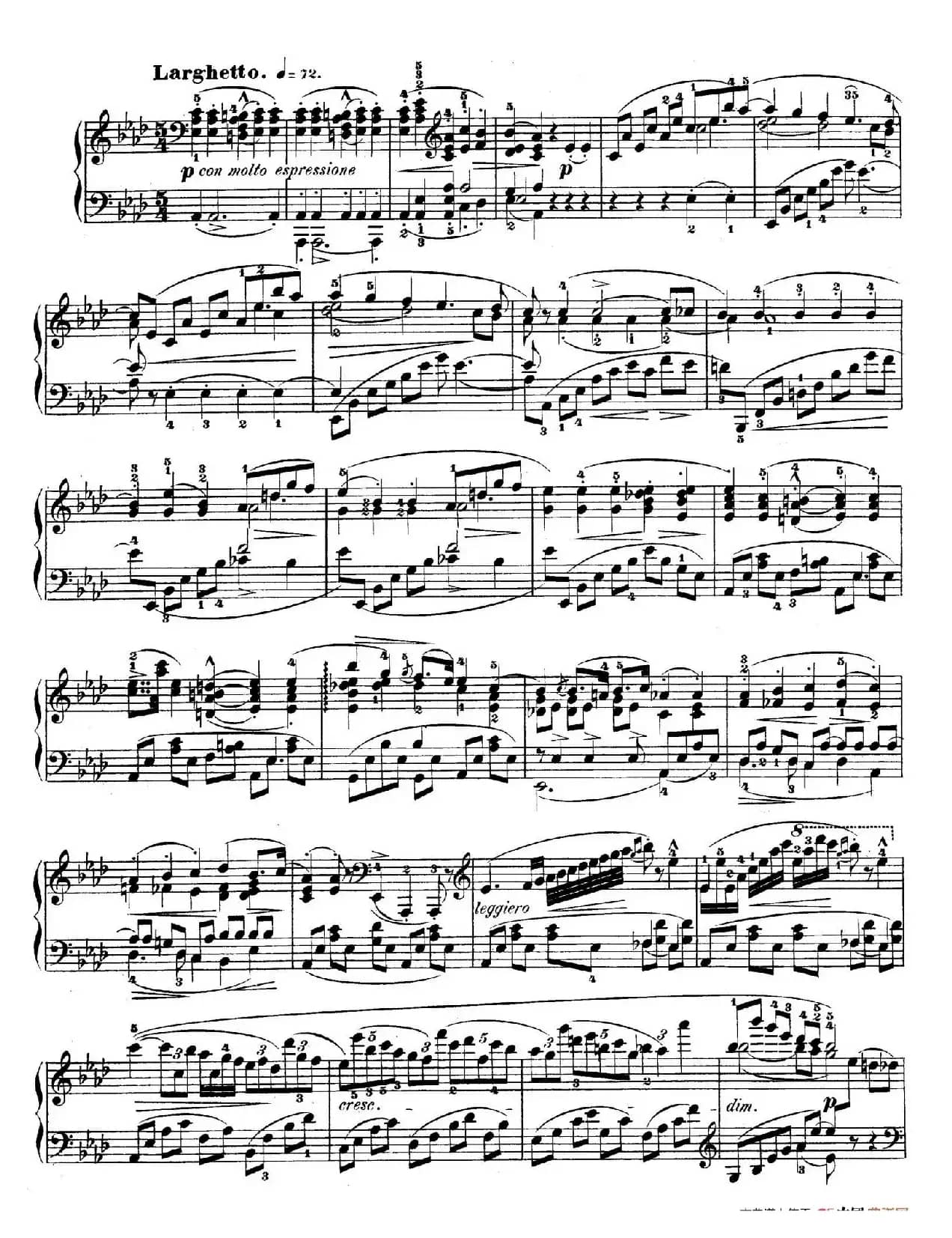 Piano Sonata No.1 in c Minor Op.4 (c小调第一钢琴奏鸣曲)