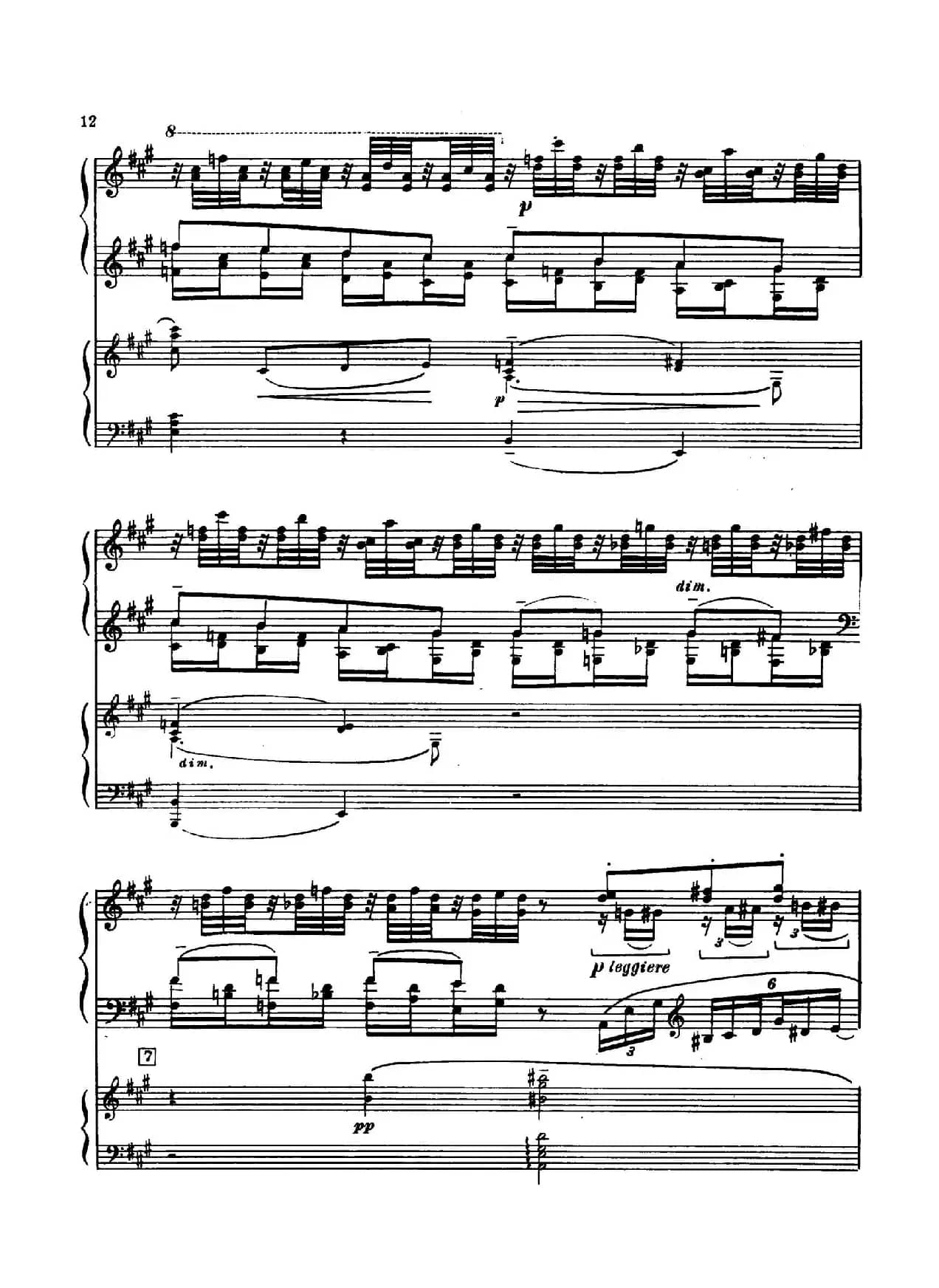 升f小调第一钢琴协奏曲 Op.1（双钢琴版）