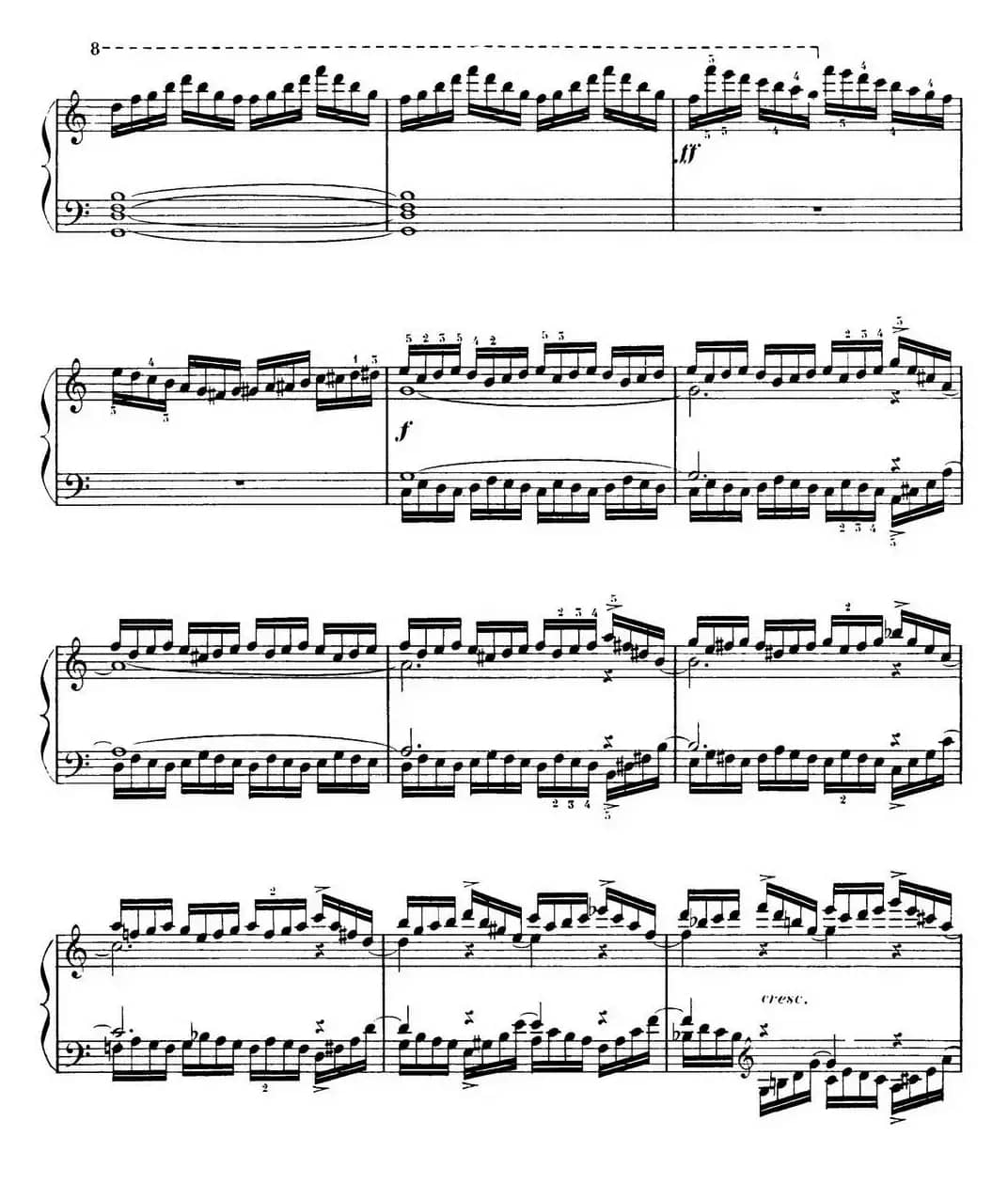 15 Etudes de Virtuosité Op.72 No.10（十五首钢琴练习曲之十）
