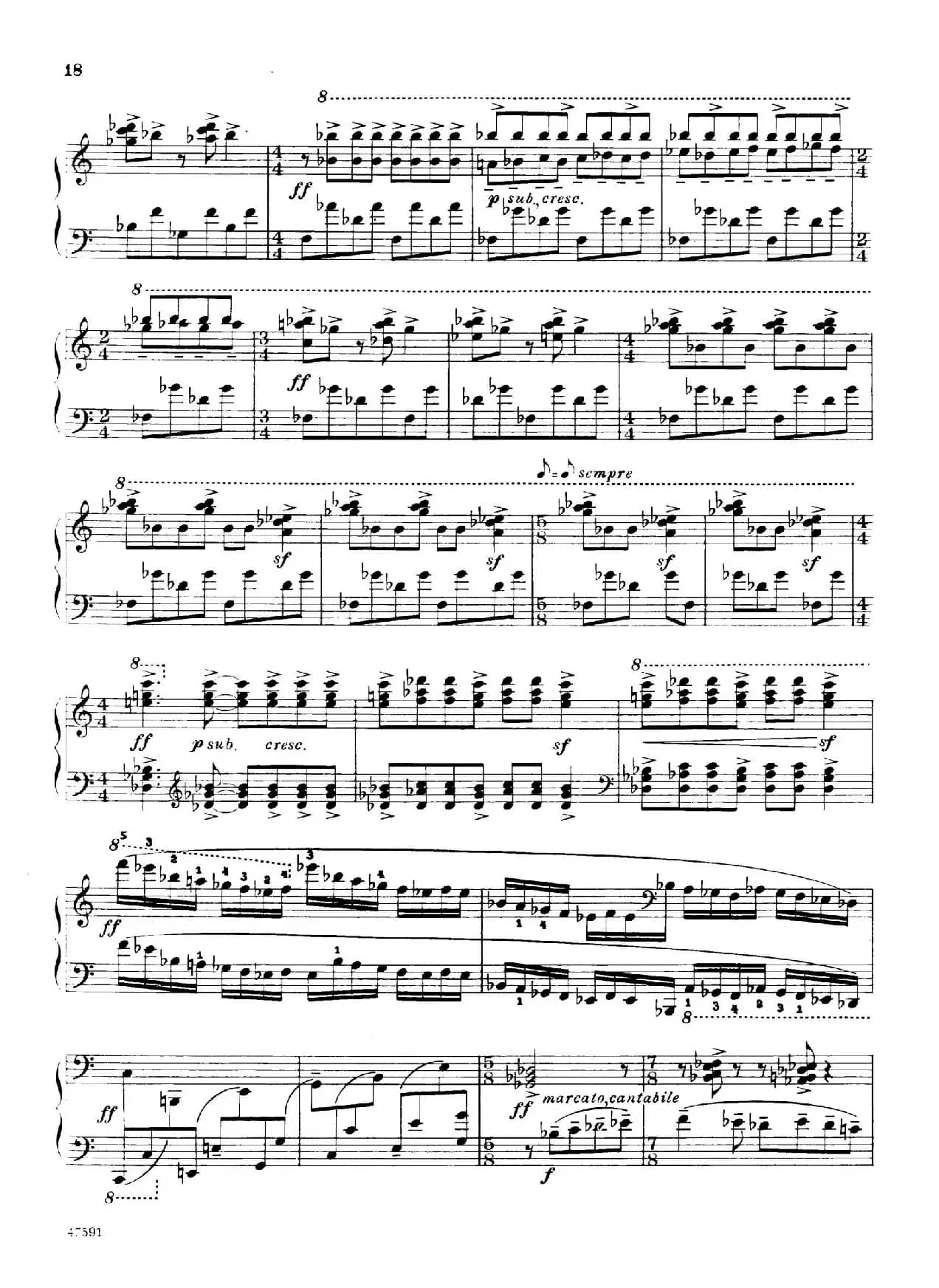 Piano Sonata in E-flat Major Op.95（降E大调钢琴奏鸣曲·Ⅰ）