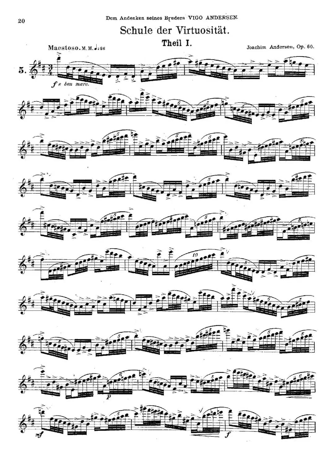 Schule der Virtuosität. Op. 60（5）