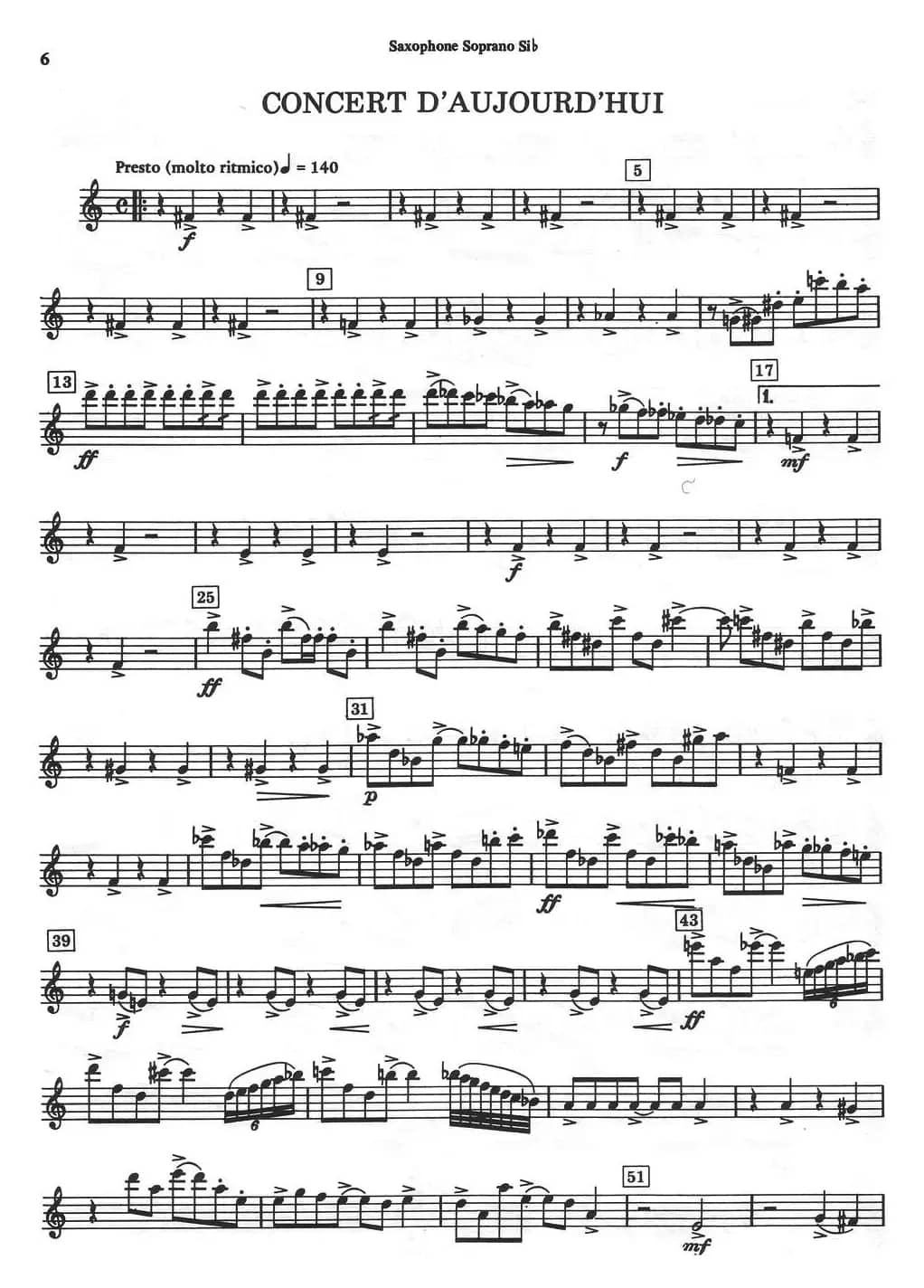 HISTOIRE DU TANGO（四重奏高音分谱）