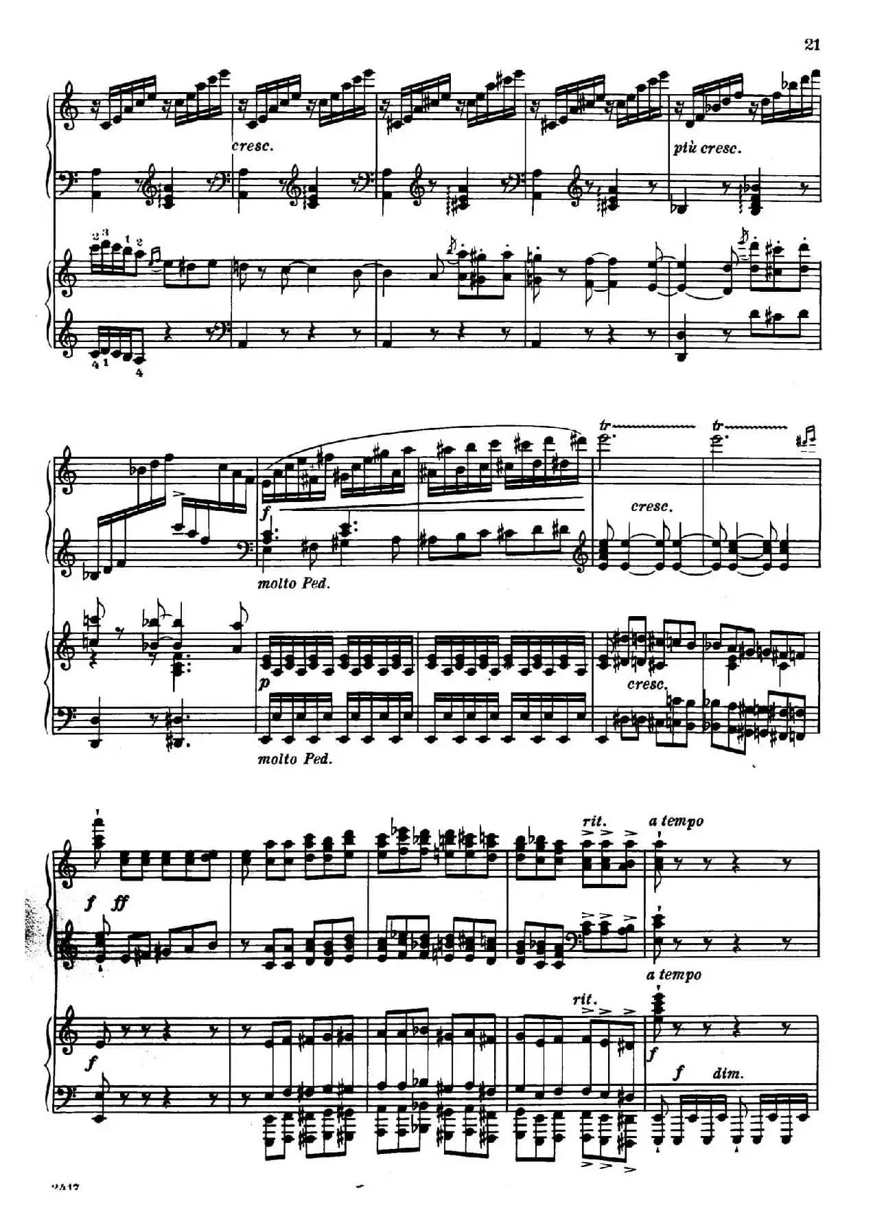 Introduction et Rondo Capriccioso Op.28（引子与随想回旋曲·双钢琴）