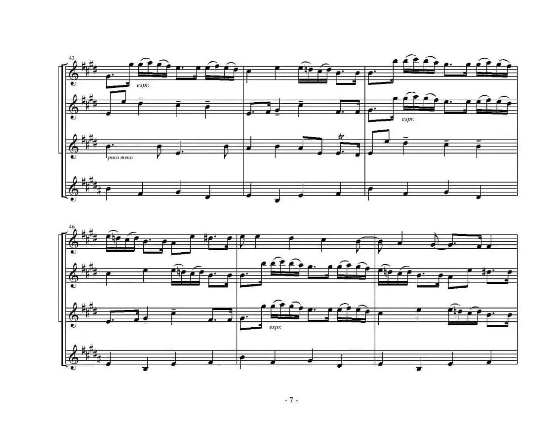 Kanon in D Dur（卡农四重奏）