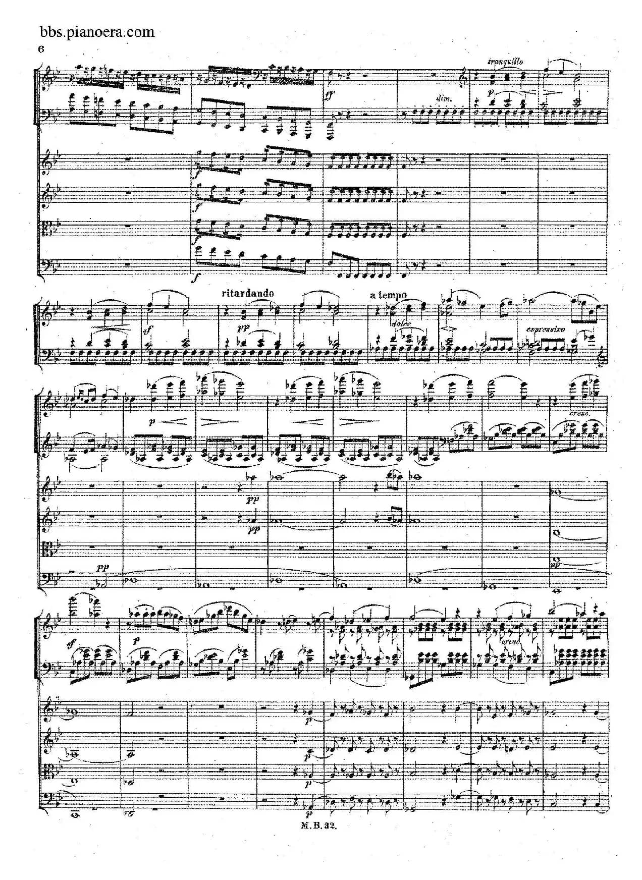 Piano Concerto No.1 in g Minor Op.25（g小调第一钢琴协奏曲·总谱）