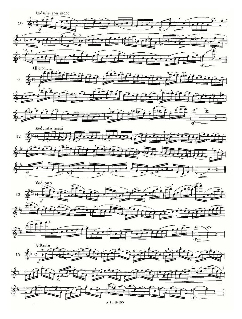 简易音阶练习100首之1-19（moyse - 100 studies after cramer）