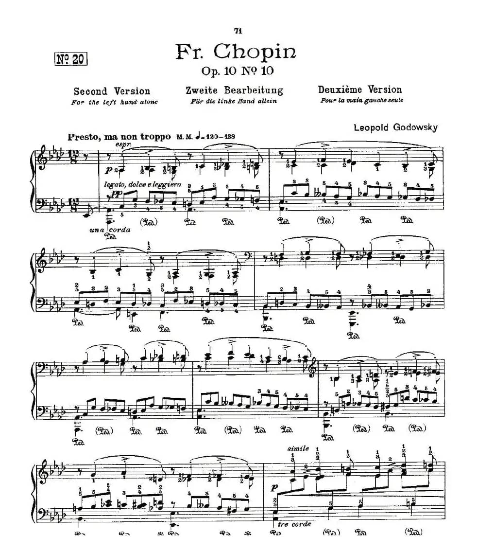 肖邦《练习曲》Fr.Chopin Op.10 No10-2