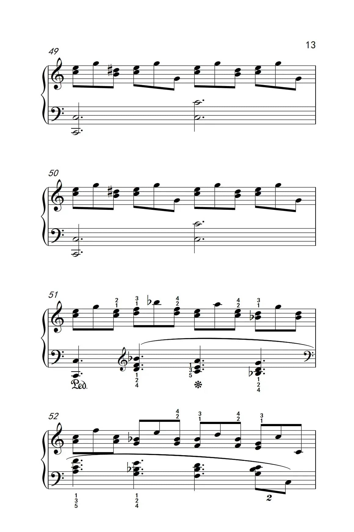 莫什科夫斯基 钢琴练习曲（第八首）