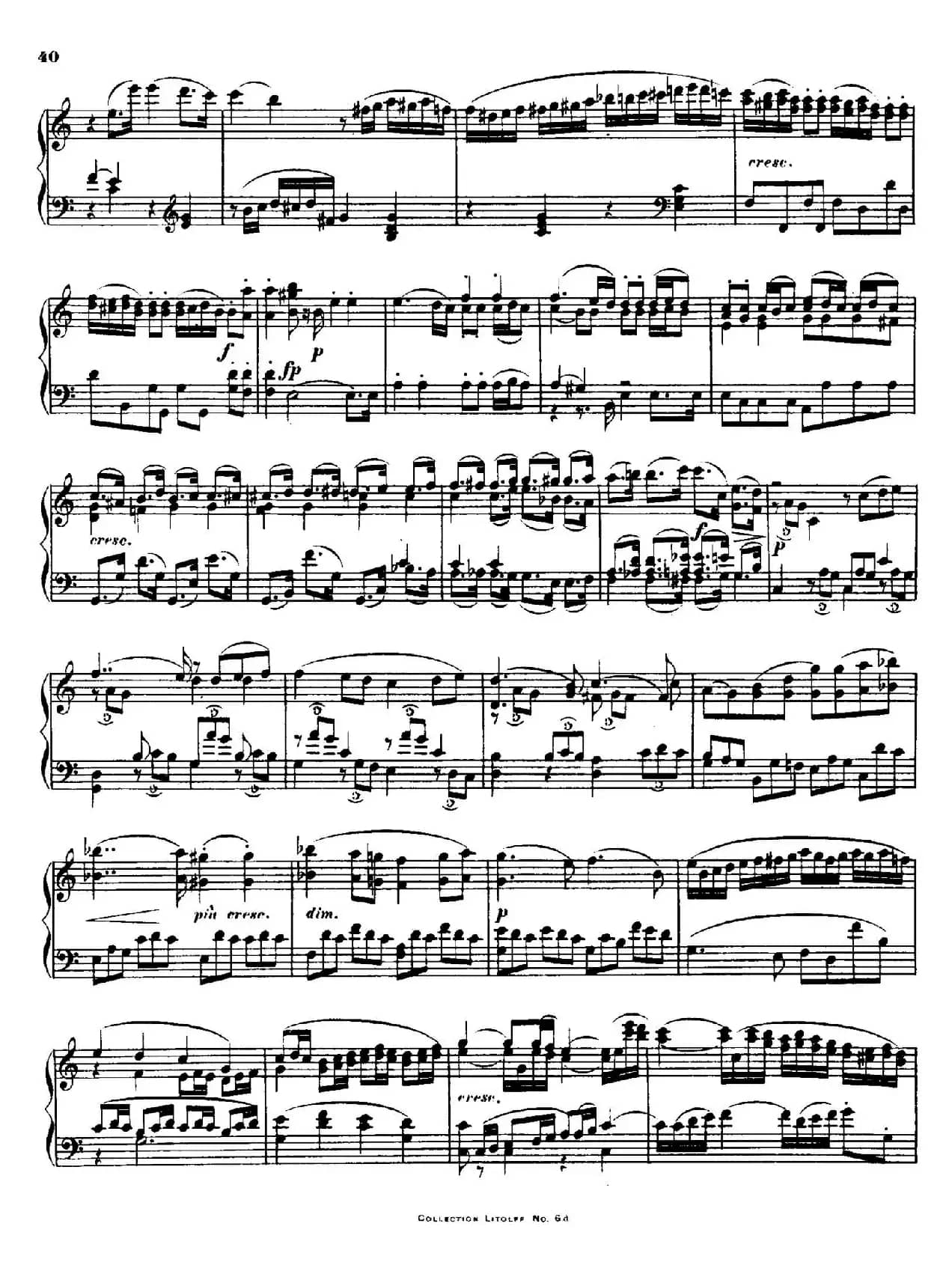 String Quartet No.15 in a Minor Op.132（a小调第十五弦乐四重奏·钢琴独奏版）