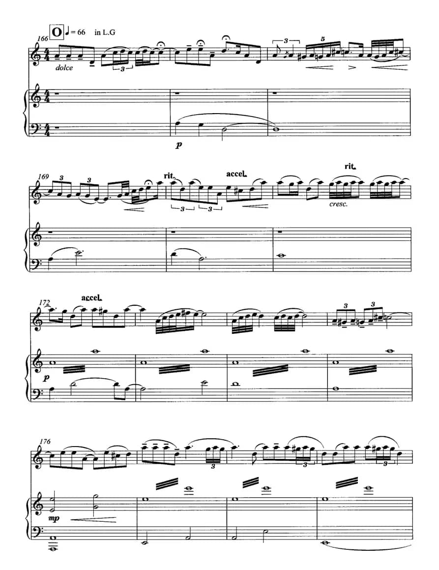 飞歌（笛子协奏曲+钢琴伴奏)P11—2）