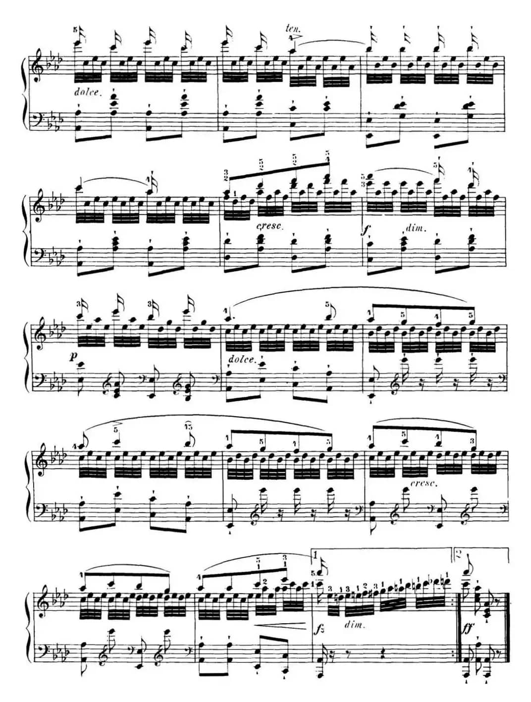 40首车尔尼Op.299钢琴快速练习曲（NO.37）