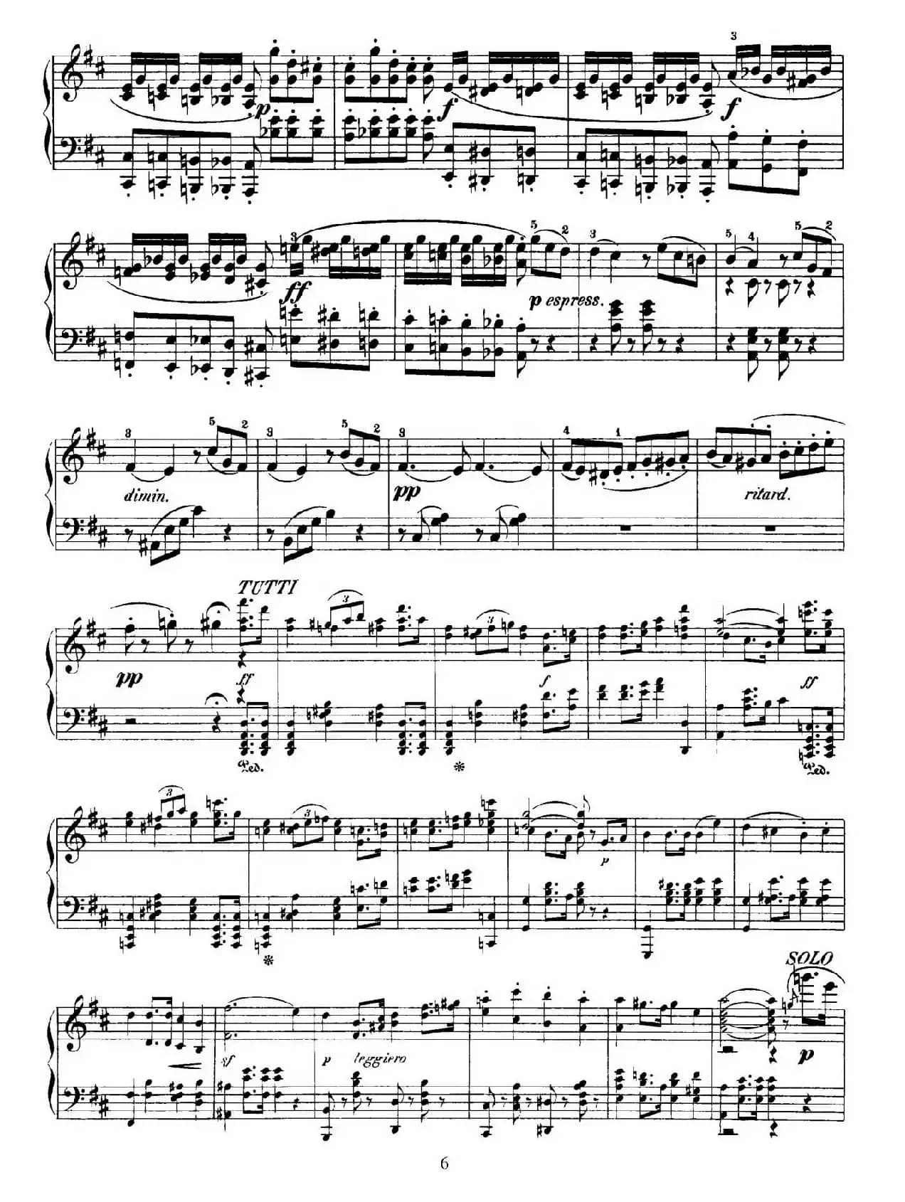 Capriccio Brillante in B Major Op.22（B大调华丽随想曲·钢琴独奏）