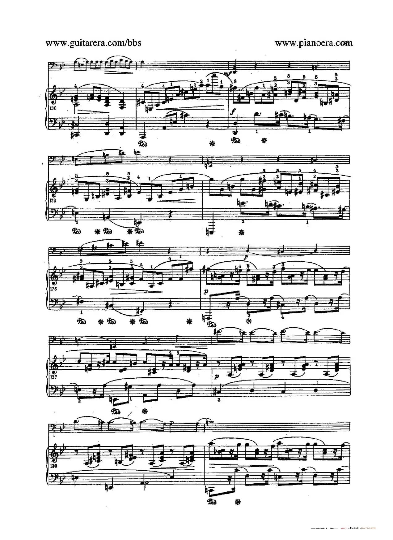 Sonata for Cello and Piano in g Minor Op.65（g小调大提琴奏鸣曲·大提琴+钢琴）