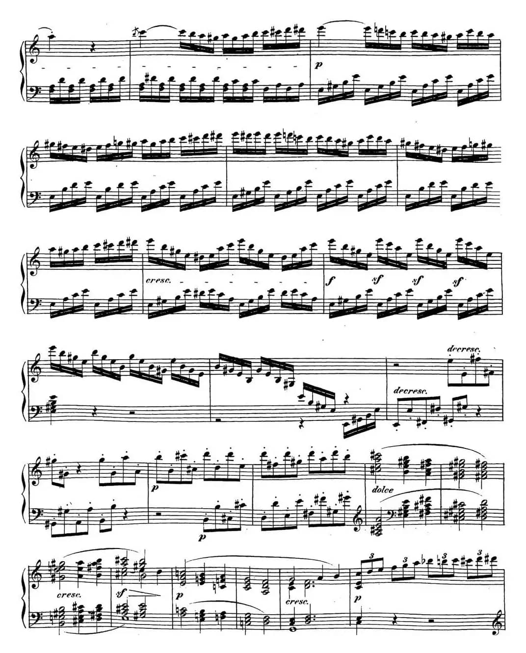 贝多芬钢琴奏鸣曲21 黎明（华尔斯坦） C大调 Op.53 C major