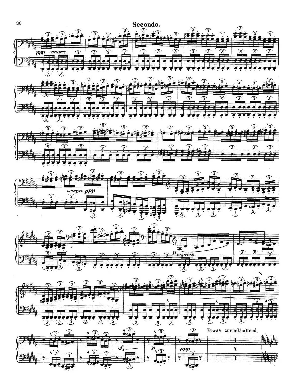 c小调第二交响曲“复活”（Ⅱ）（改编四手联弹版）