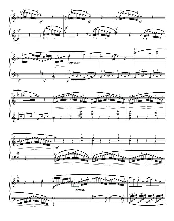 奏鸣曲（莫扎特C大调K.545-完整版）（寒风制谱版）