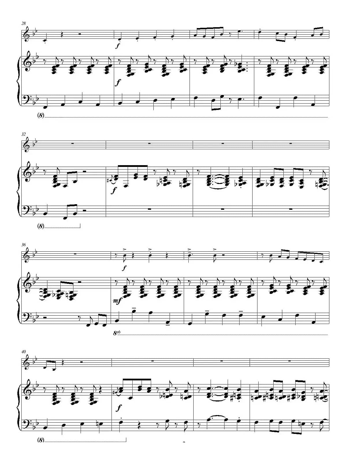 The Arrival of the Queen of Sheba（单簧管+钢琴）