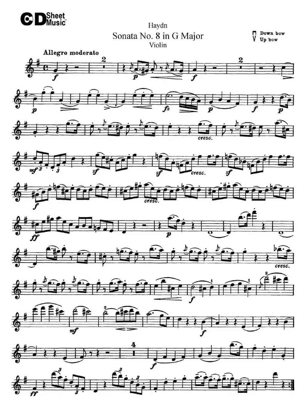 Violin Sonata No.8 in G Major