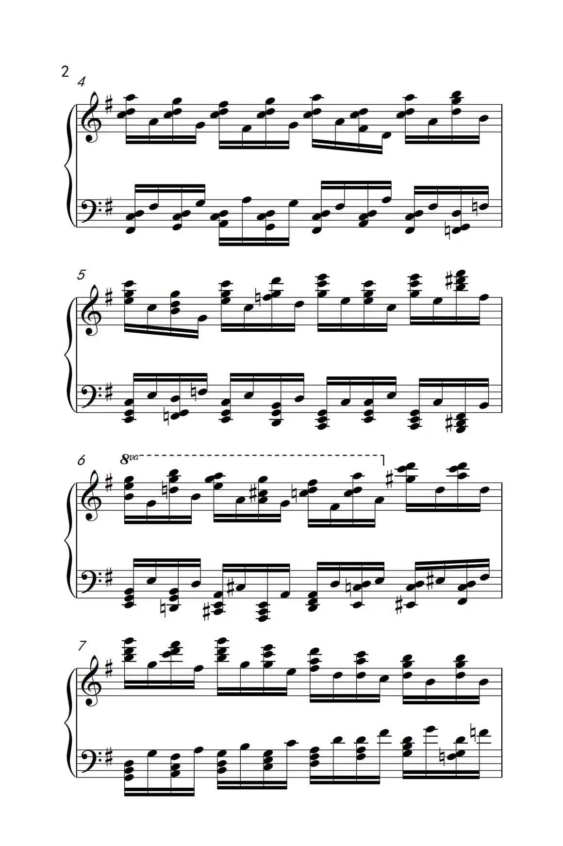 莫什科夫斯基 钢琴练习曲（第三首）