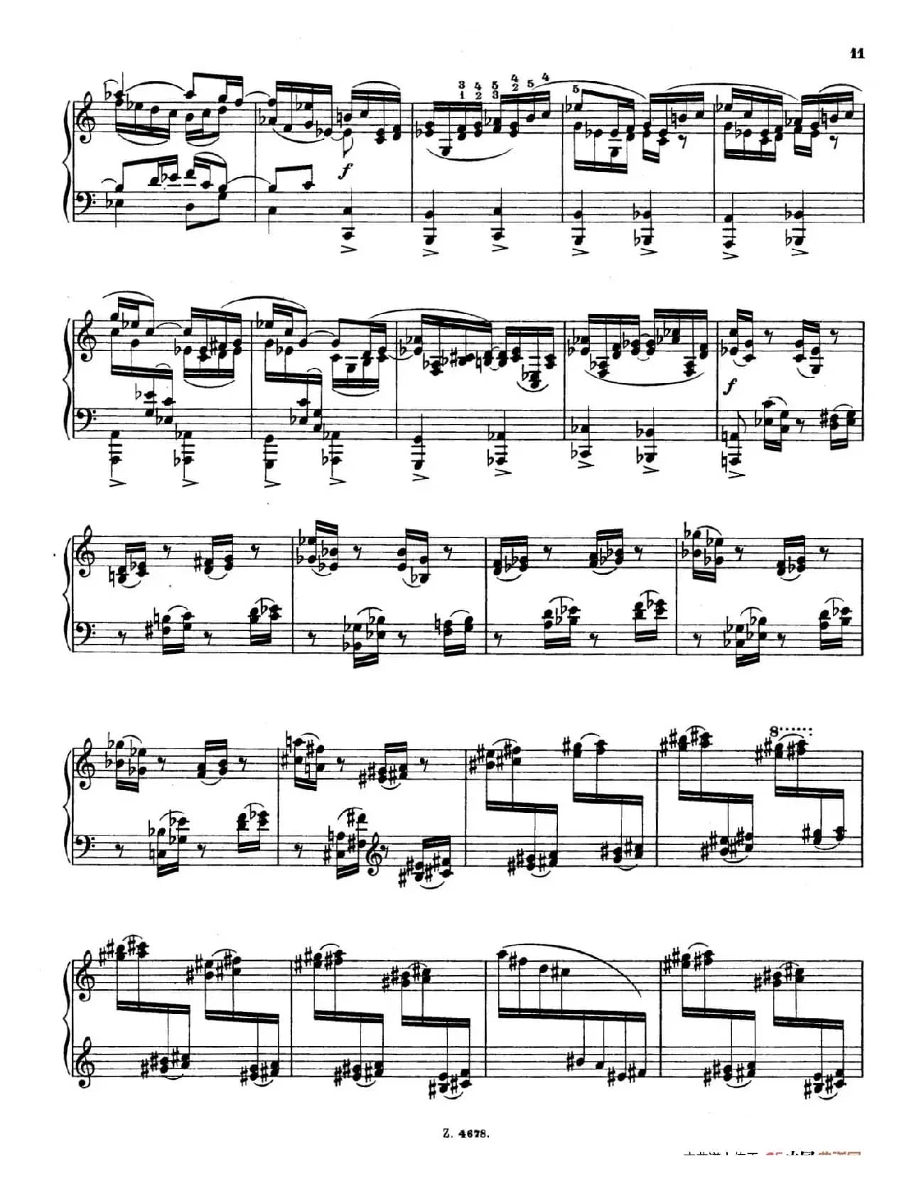 Charakterskizzen Op.40(个性素描 4. 万花筒 Kaleidoskop)