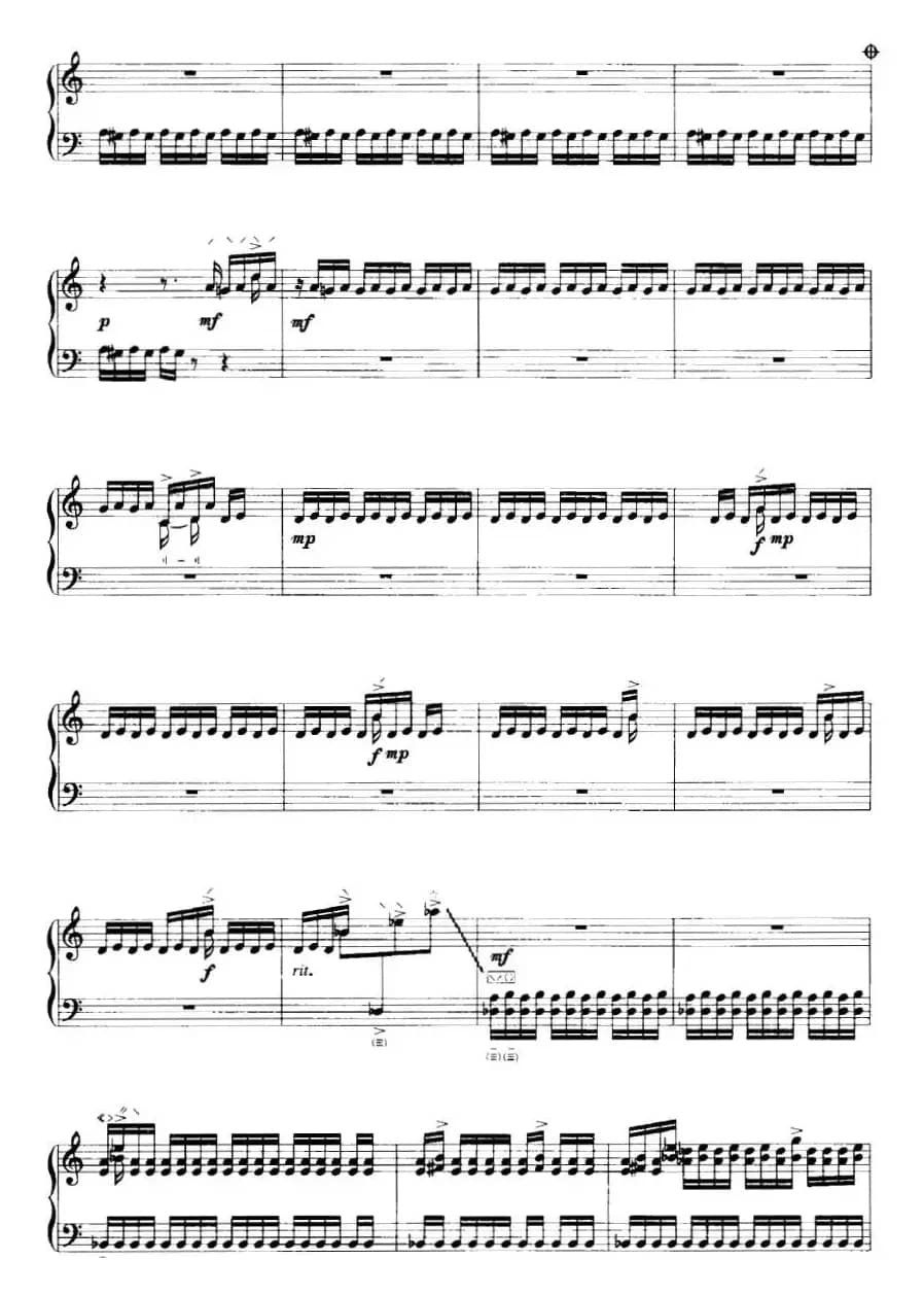 荼蘼（五线谱）