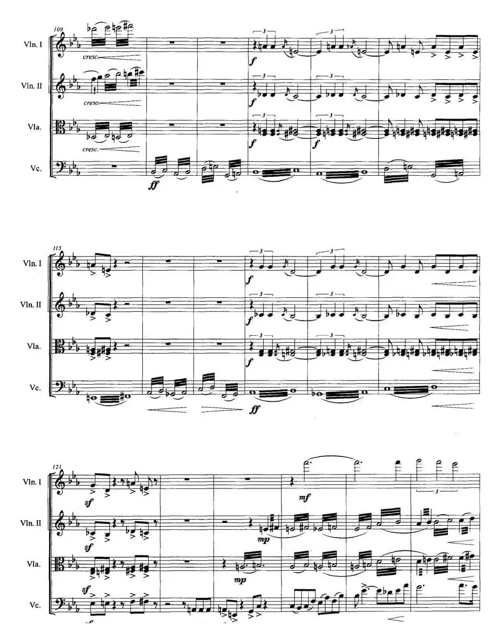 兰花花（弦乐四重奏）