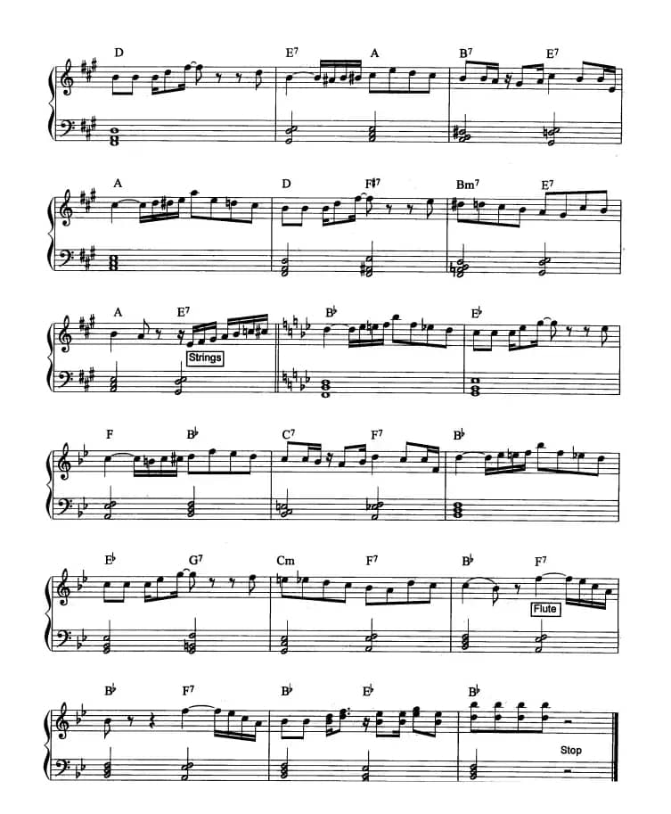 春之歌（爵士桑巴）