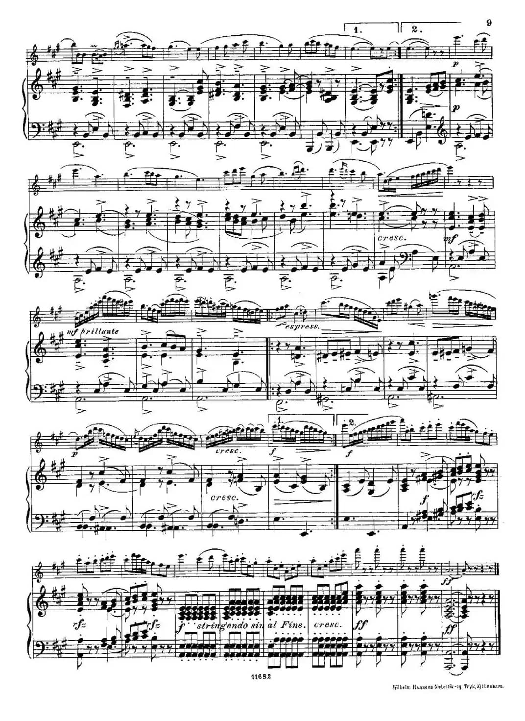 Fantaisies nationales. Italien. （Op.59 No.5）（长笛+钢琴伴奏）