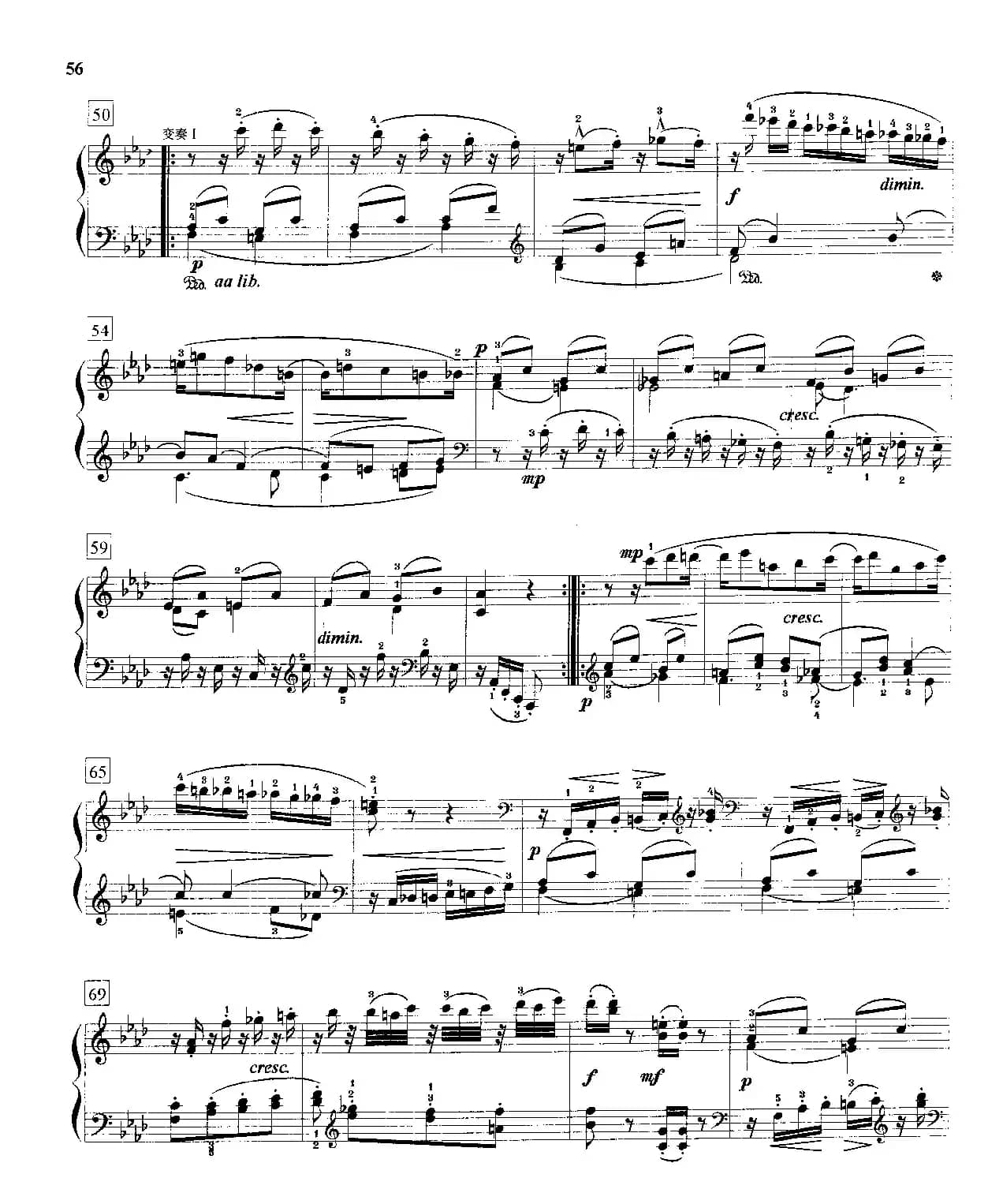 f小调变奏曲（Op.83）