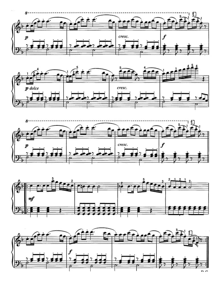 不可不弹的世界钢琴名曲：维也纳进行曲