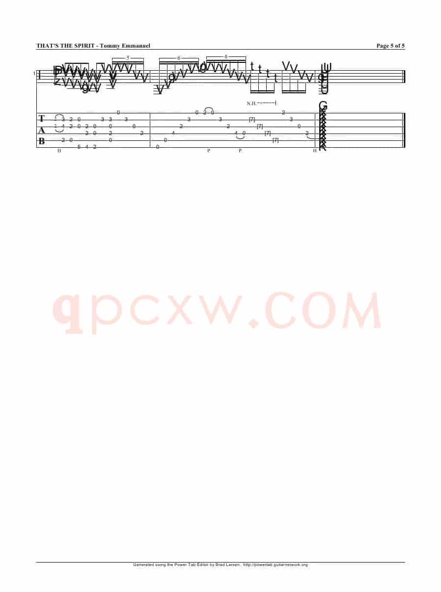 tommy emmanuel：thats the spirit version 2（指弹吉它）