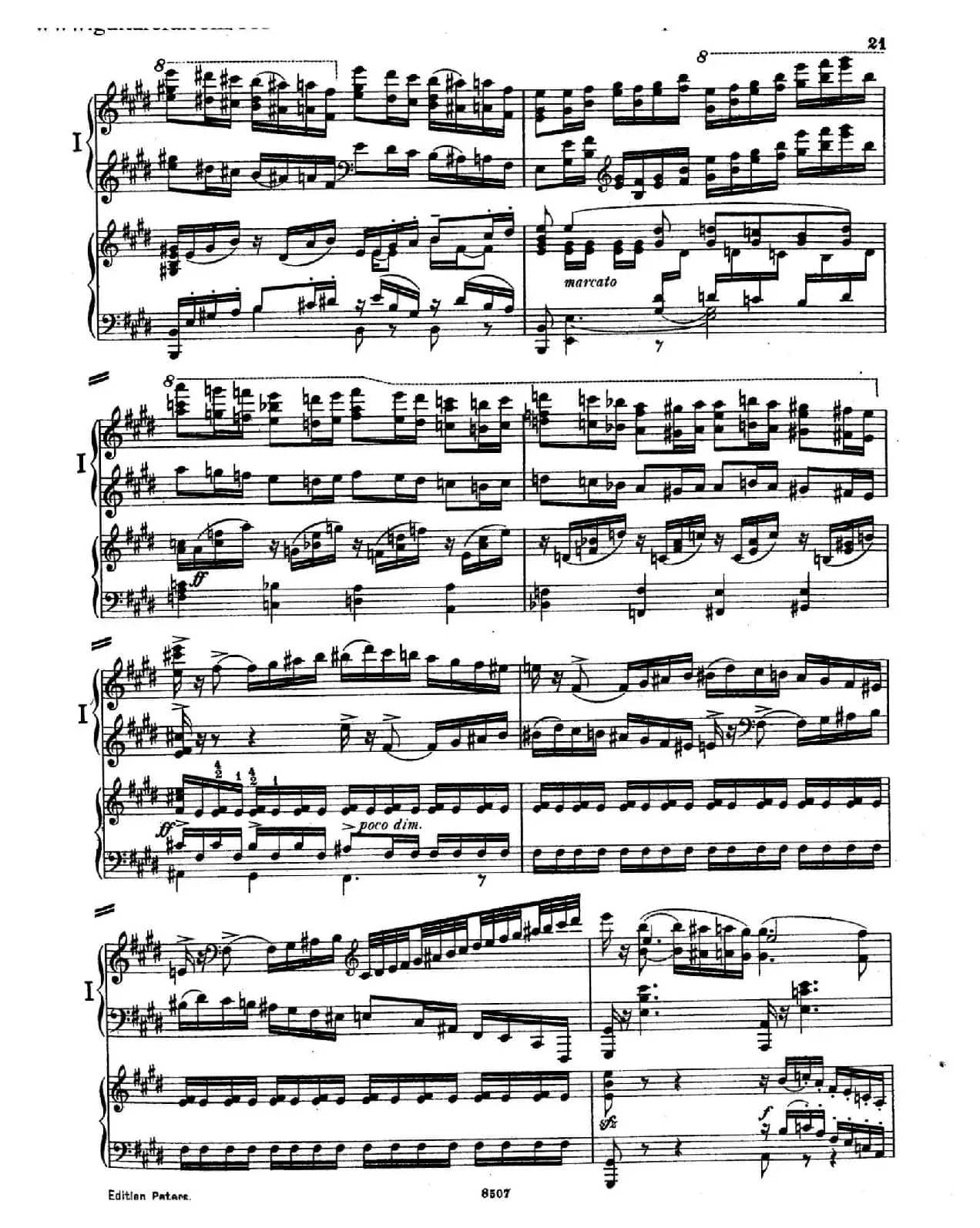 Piano Concerto in E Major Op.59(E大调钢琴协奏曲·双钢琴·第一乐章)