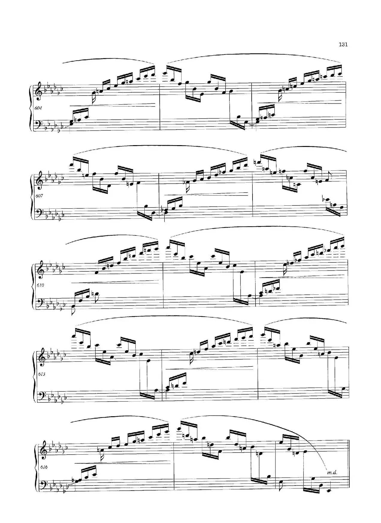 Variations and Fuge in e-flat Minor Op.23（降e小调主题变奏与赋格）