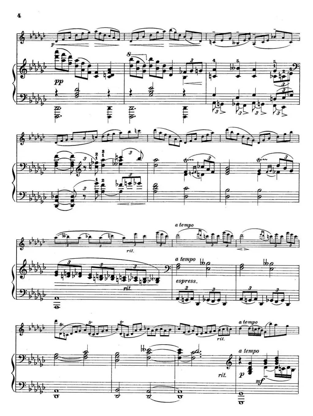 Etude melodique（小提琴+钢琴伴奏）