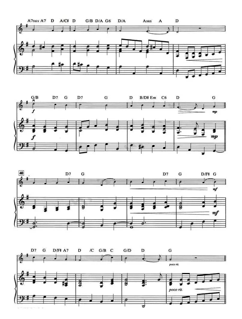 CAROL MEDLEY（钢琴伴奏谱）