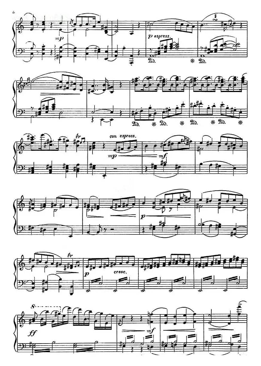 第二十二协奏曲（a小调、小提琴+钢琴伴奏）