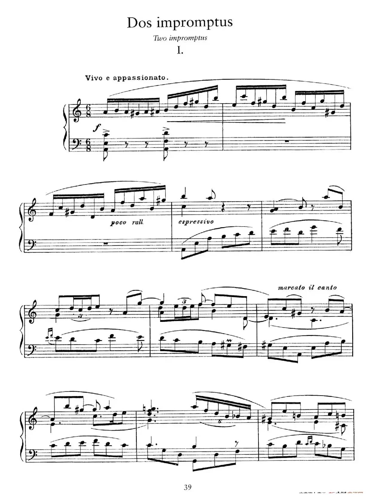 Impromptu in a Minor（a小调即兴曲）