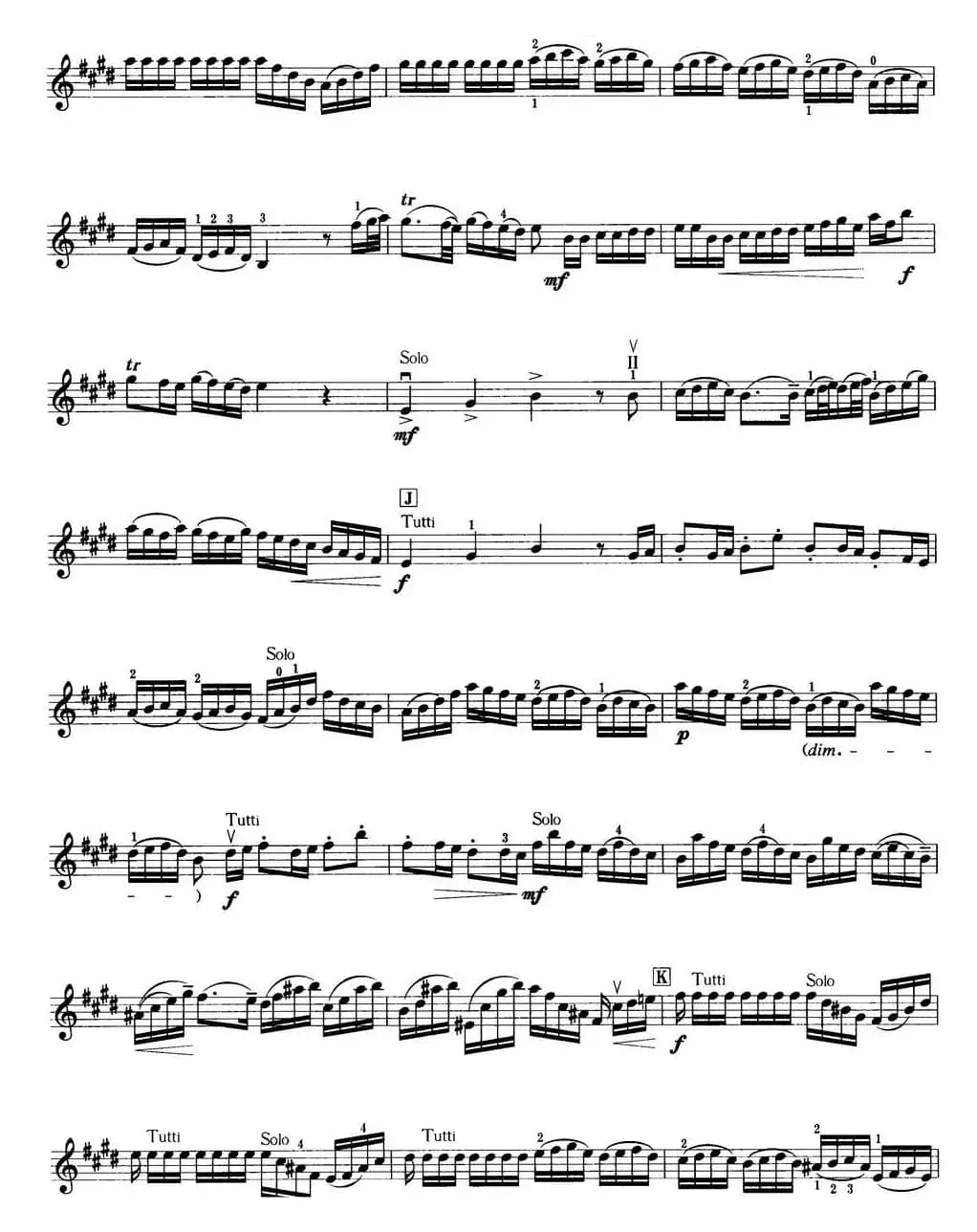 小提琴考级第七级：外国乐曲（8首）