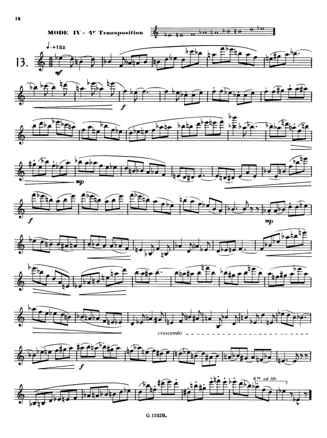 拉库尔萨克斯管练习曲28首（11—15）