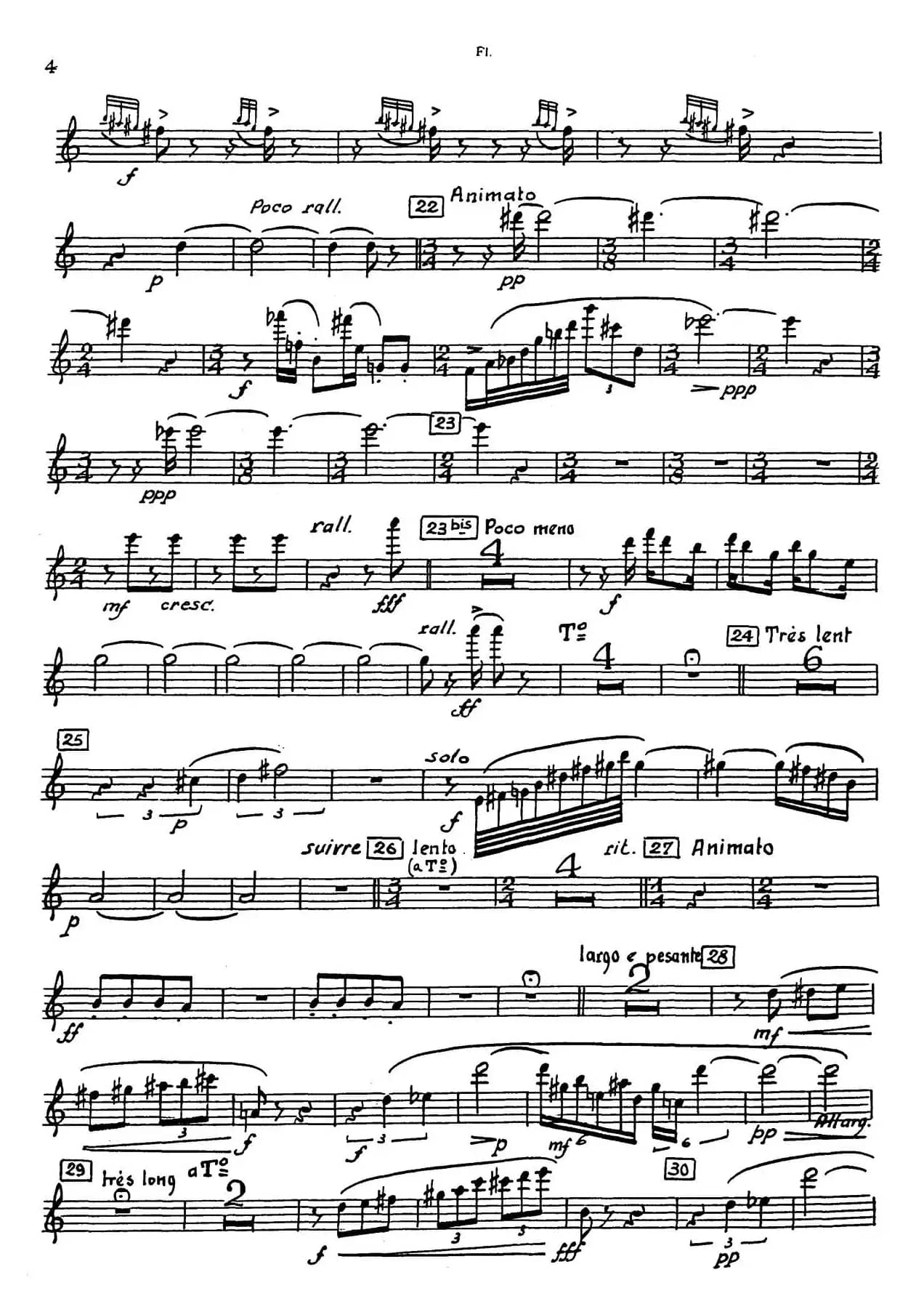 Nonetto（长笛分谱）