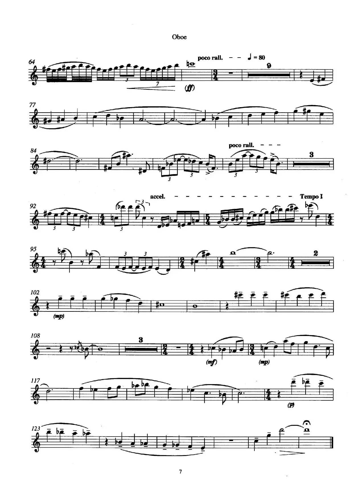 Trio（三重奏双簧管分谱）