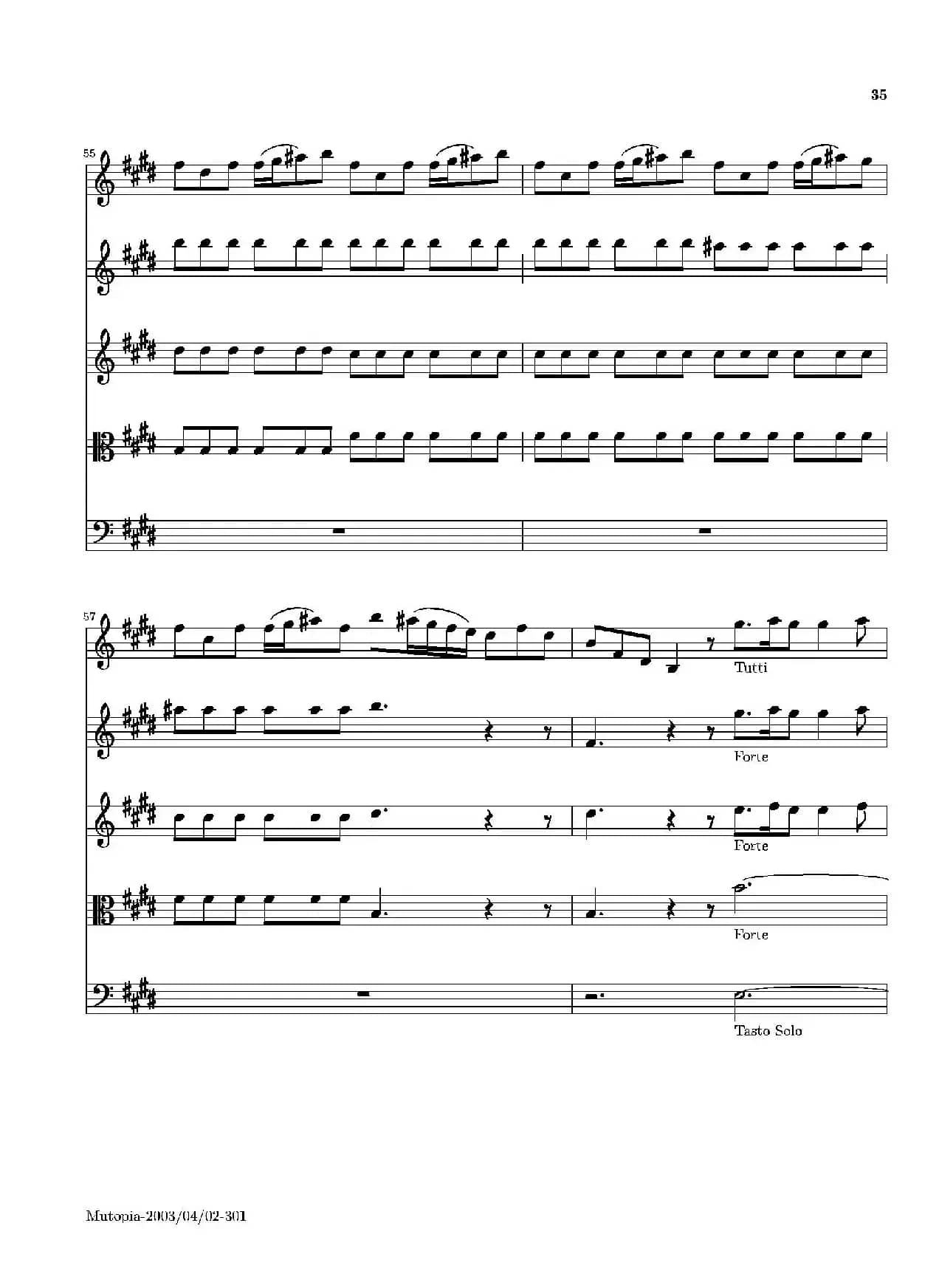 La Primavera·Spring（四季·春）（弦乐协奏曲总谱）